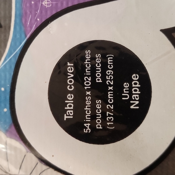 Vintage 1986 SilverHalks Party Table Cloth - Picture 6 of 8